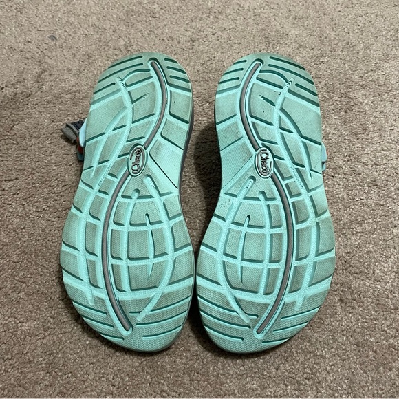 Chaco Z/X1 classic paloma tangerine sandals size 7 - Picture 4 of 5